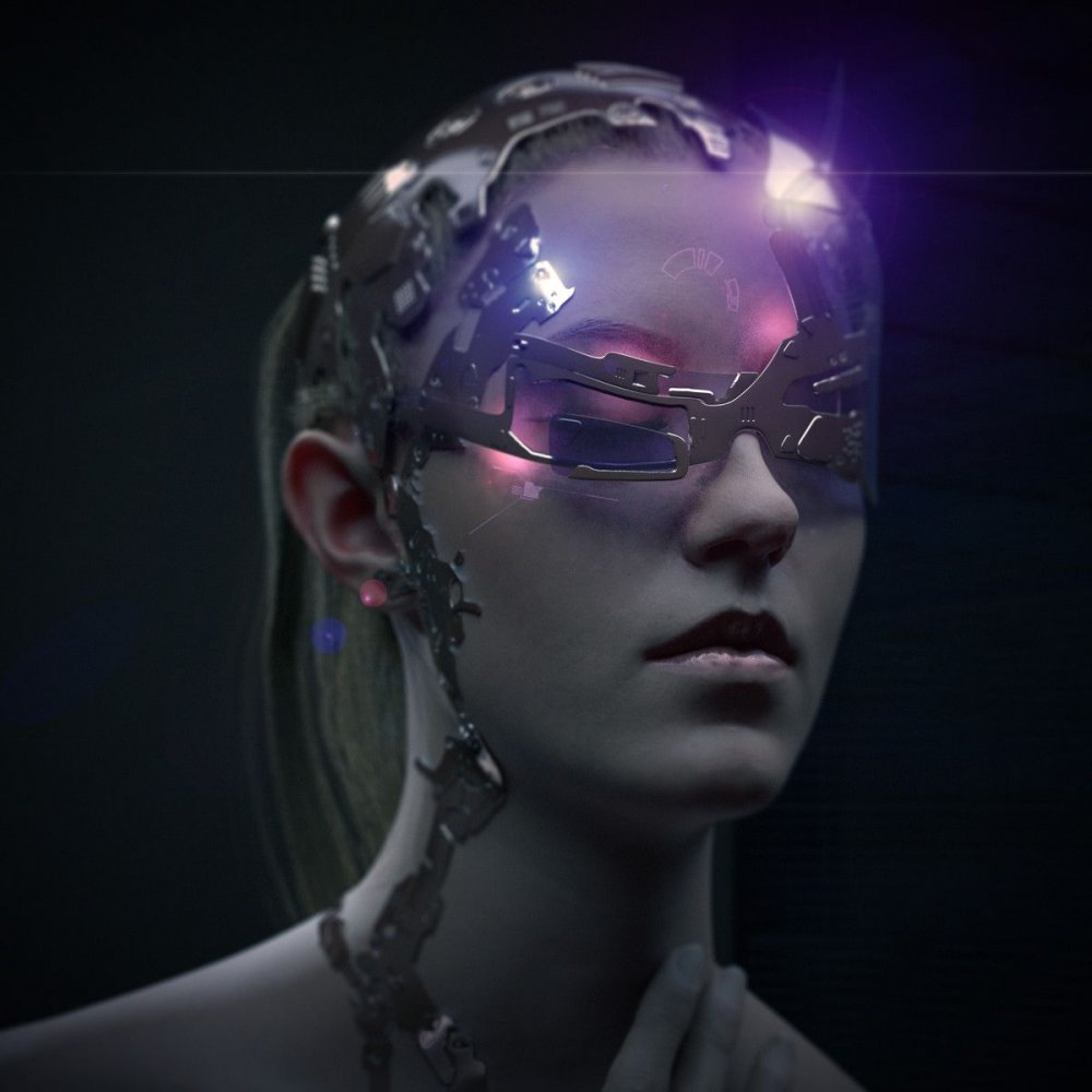 Cyberpunk 2077 человек робот