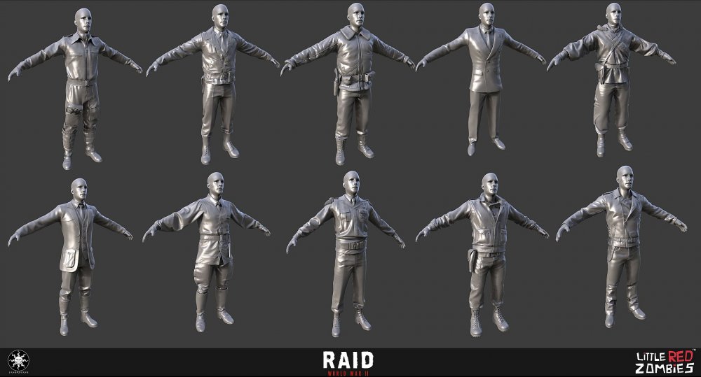 Raid World War II персонажи