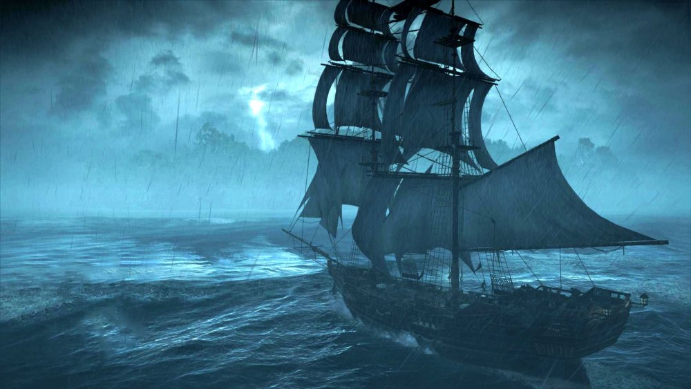 Пираты Карибского моря корабль чёрная Жемчужина