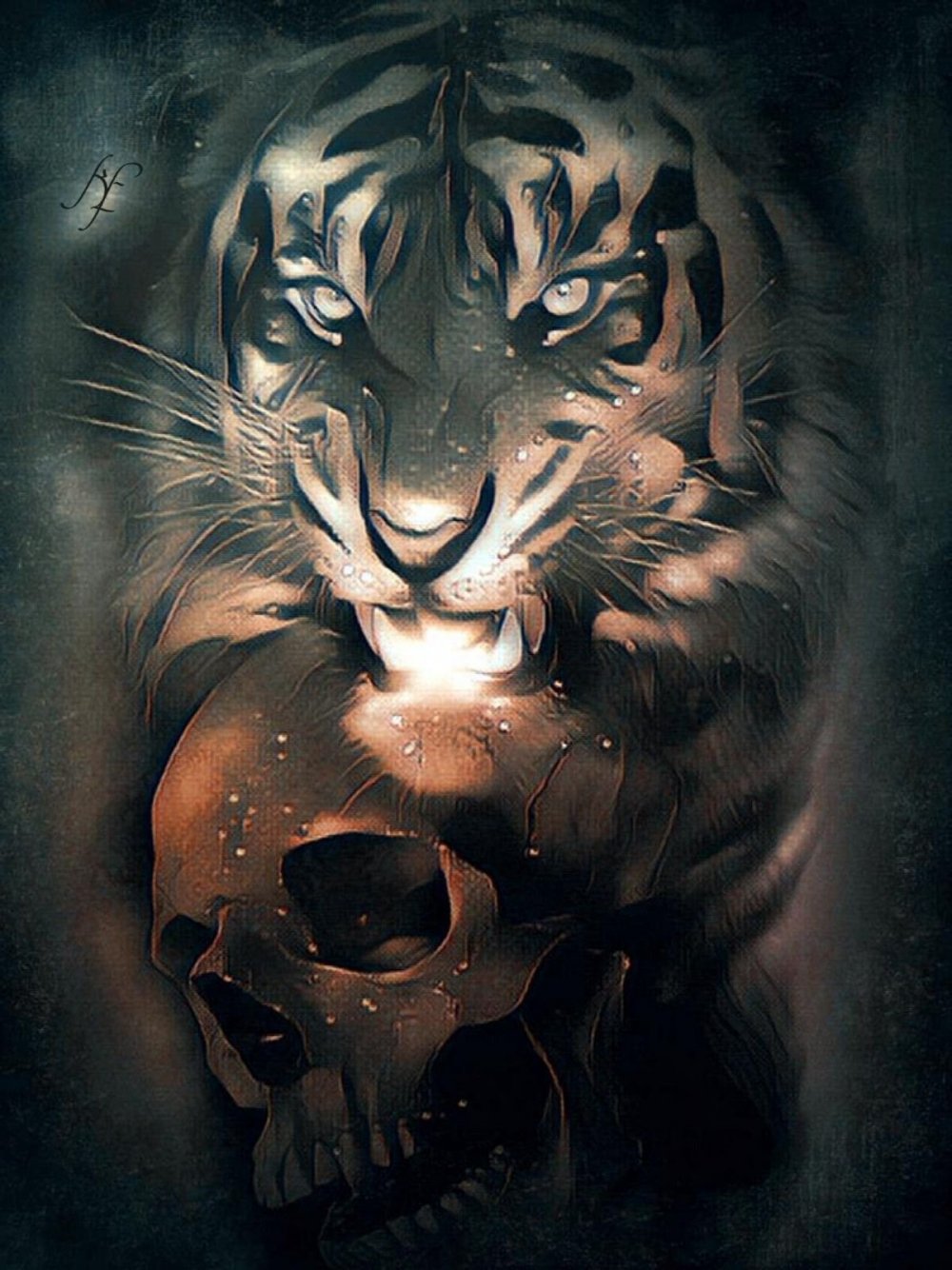 Тигр арты злые