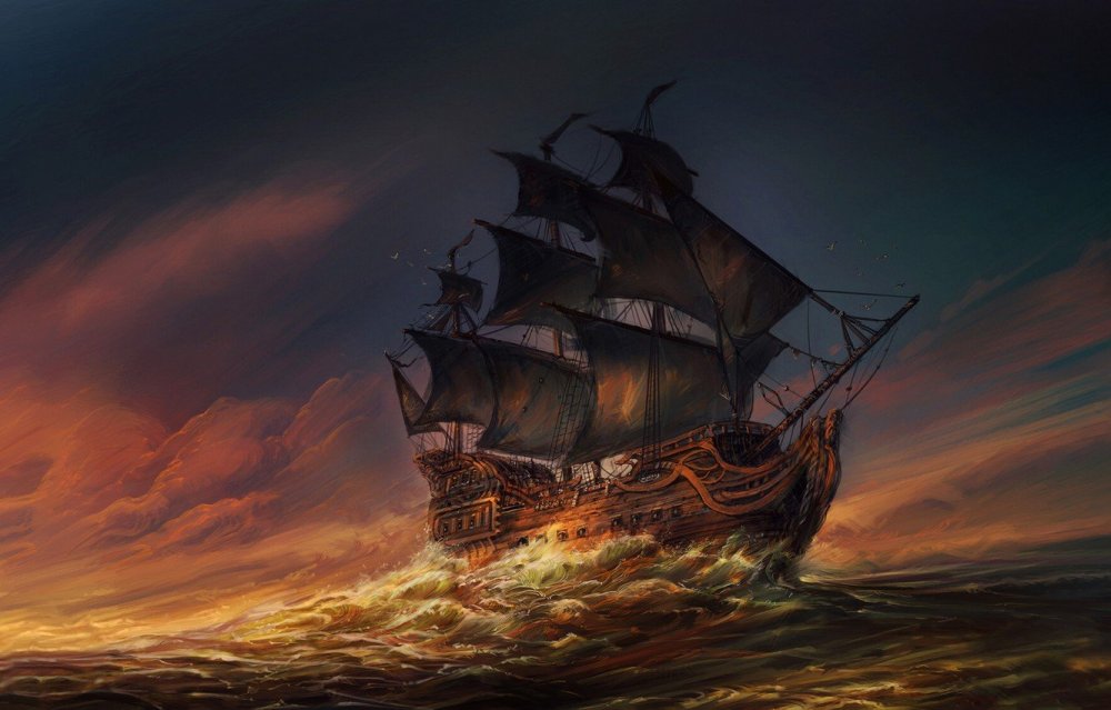 Море пиратов Галеон