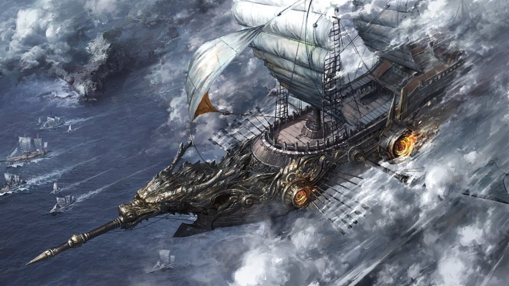 Летающий пиратский корабль