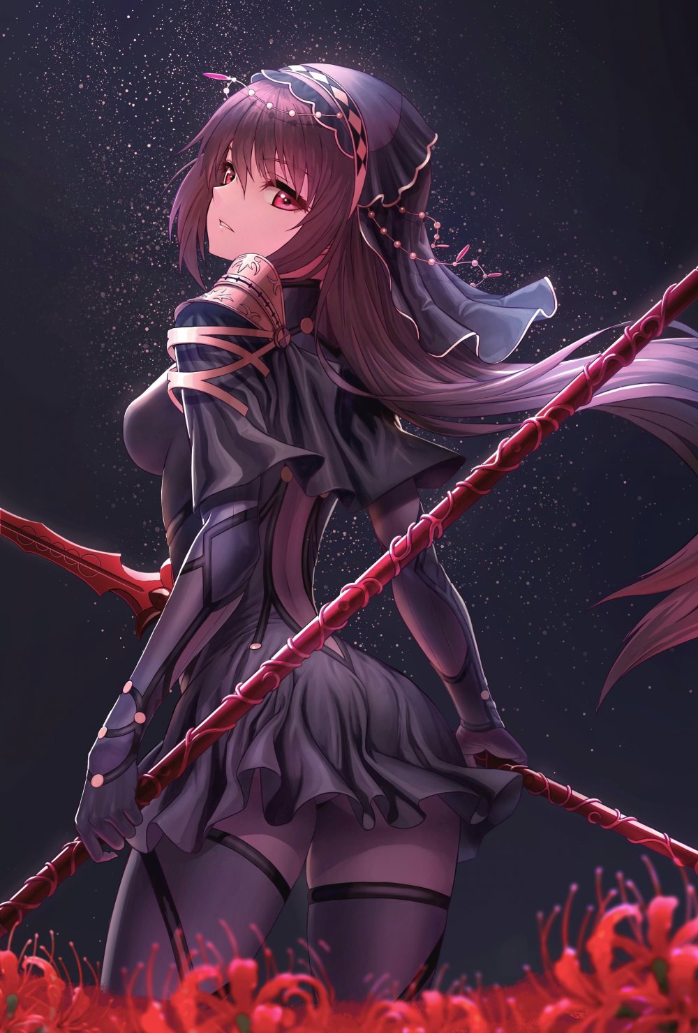 Scathach Fate арт