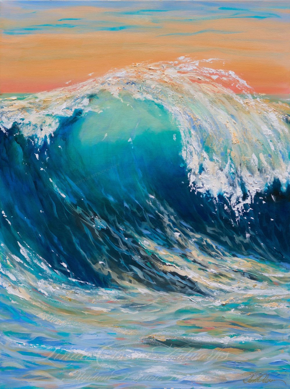 Морская волна в живописи