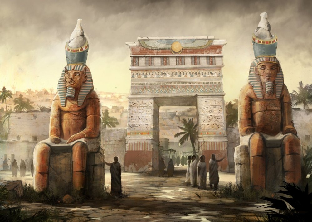 Египетский храм Assassins Creed