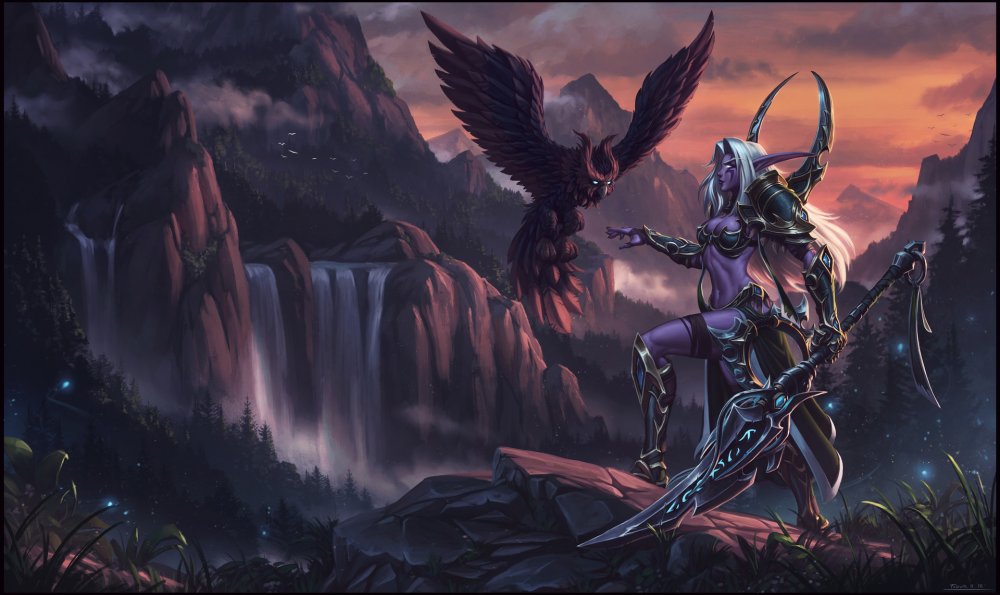 World of Warcraft ночные эльфы