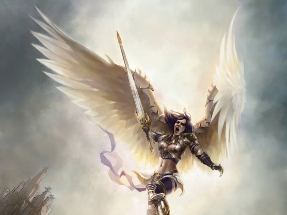 Шестикрылый ангел воин