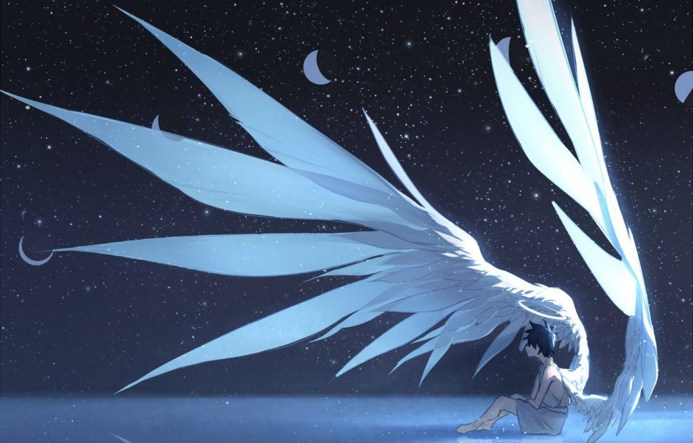 Ангел в небе аниме