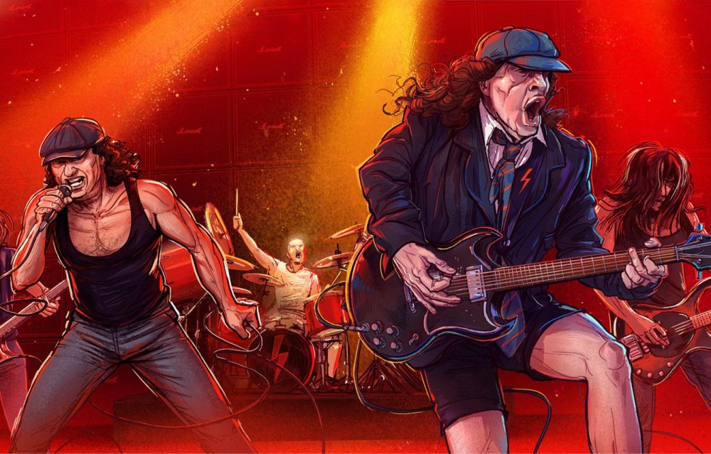 AC/DC Art гитарист