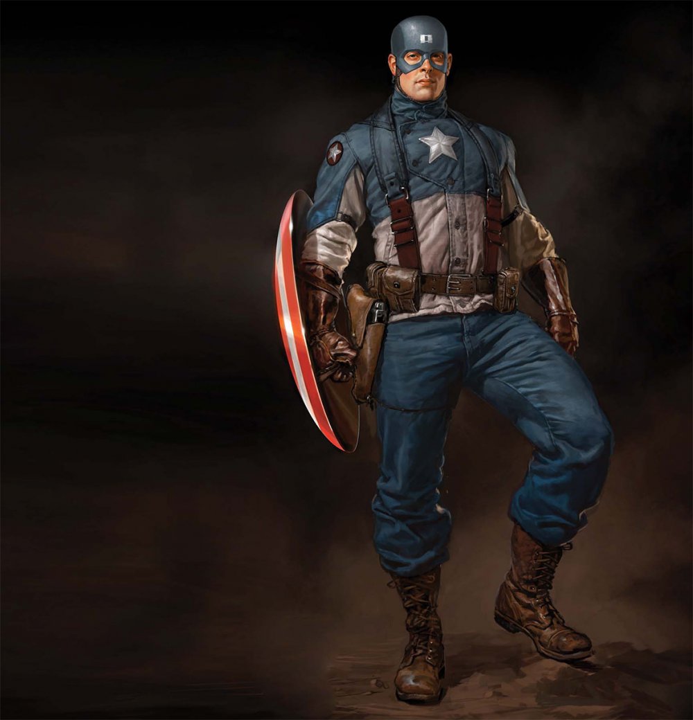 Капитан Америка концепт арт Марвел