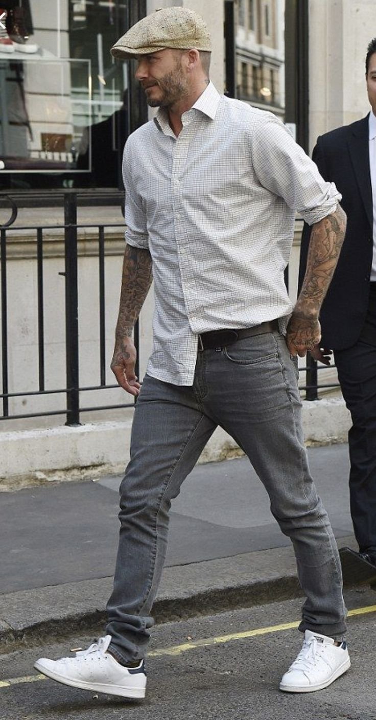 David Beckham Kiss son