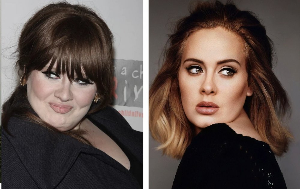 Адель певица до и после похудения