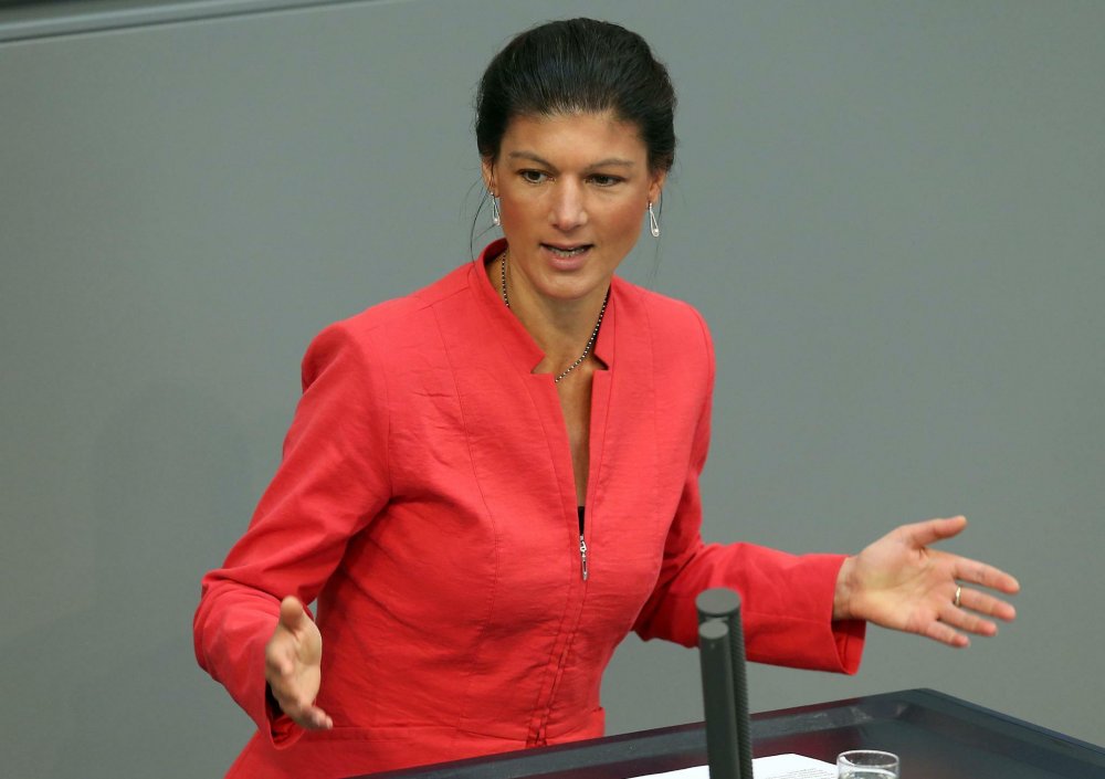 Немецкий депутат Сара Вагенкнехт
