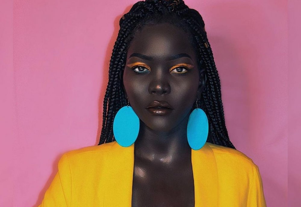 Королева тьмы - Ньяким Гатвех - модель из Южного Судана