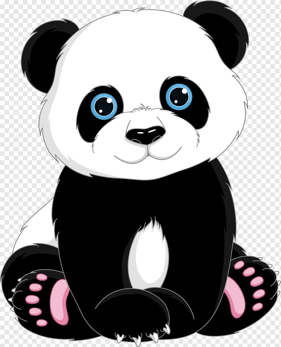Панда мультяшка