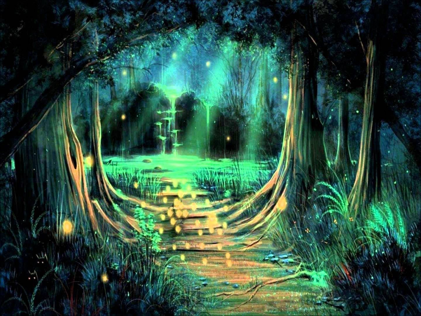 Заколдованный рисунок. Зачарованный лес Твайлайт Форест. Энчантед Форест. Сказочный лес. Волшебный лес.