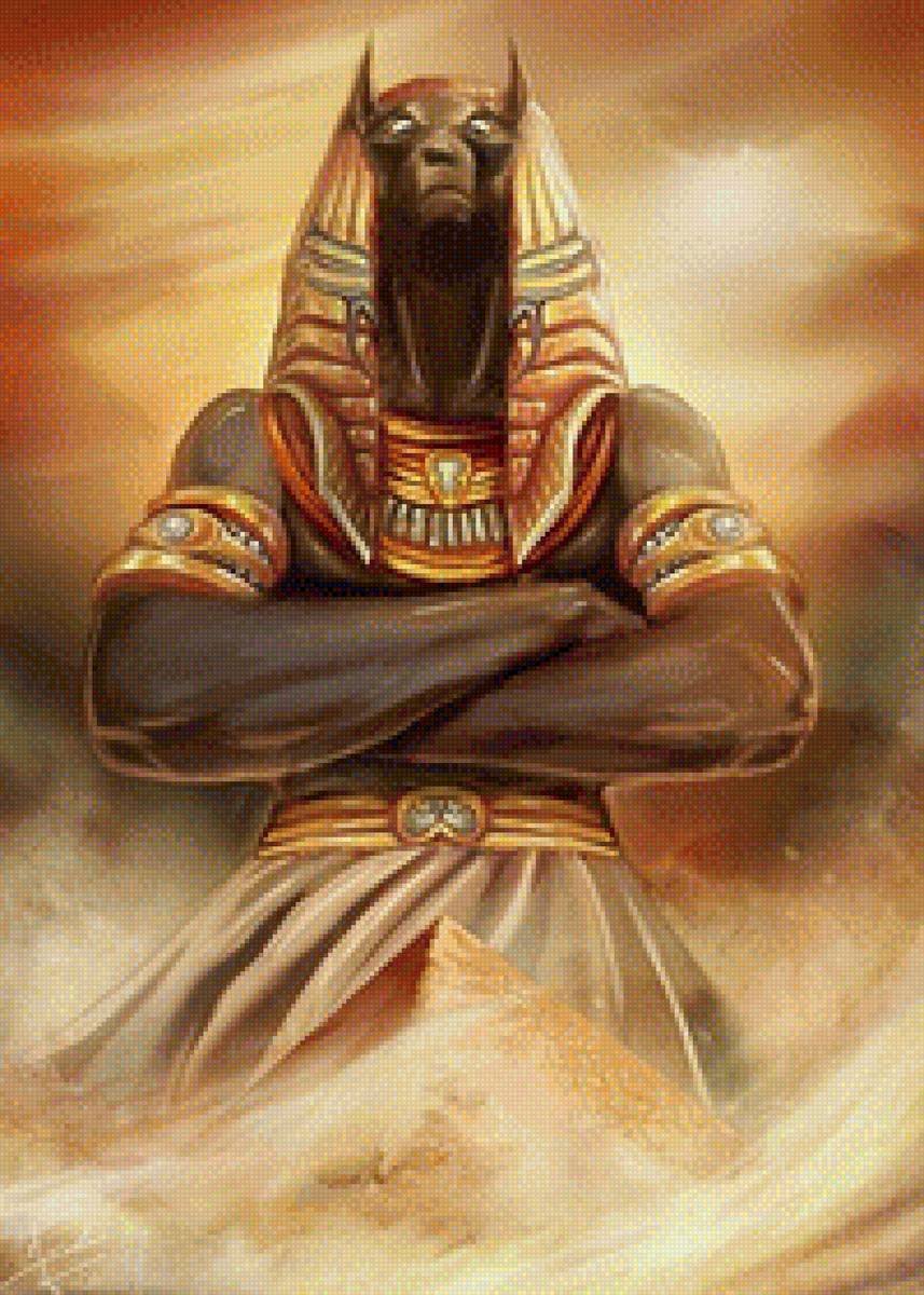 Себек Бог Египта арт