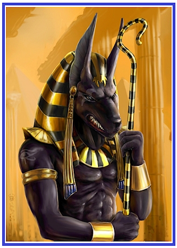 Древнеегипетский воин Бога