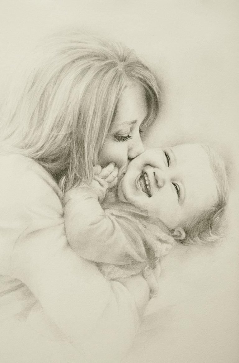 Красивый рисунок для мамы
