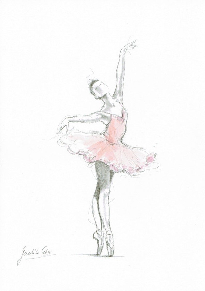 Балерина для рисования