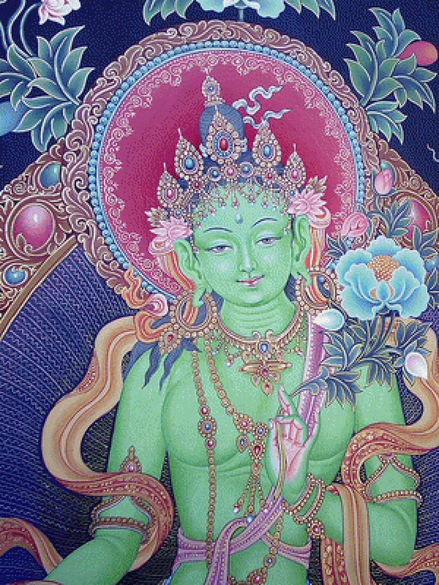 Будда зеленая тара