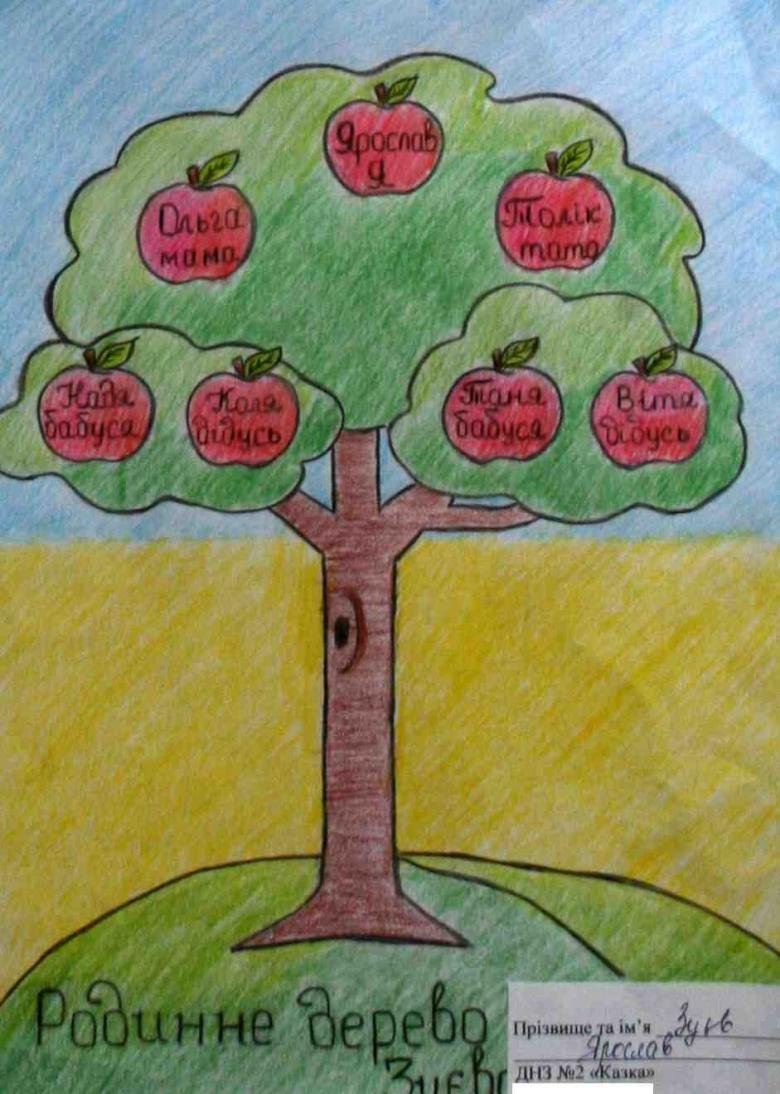 Нарисовать семейное дерево