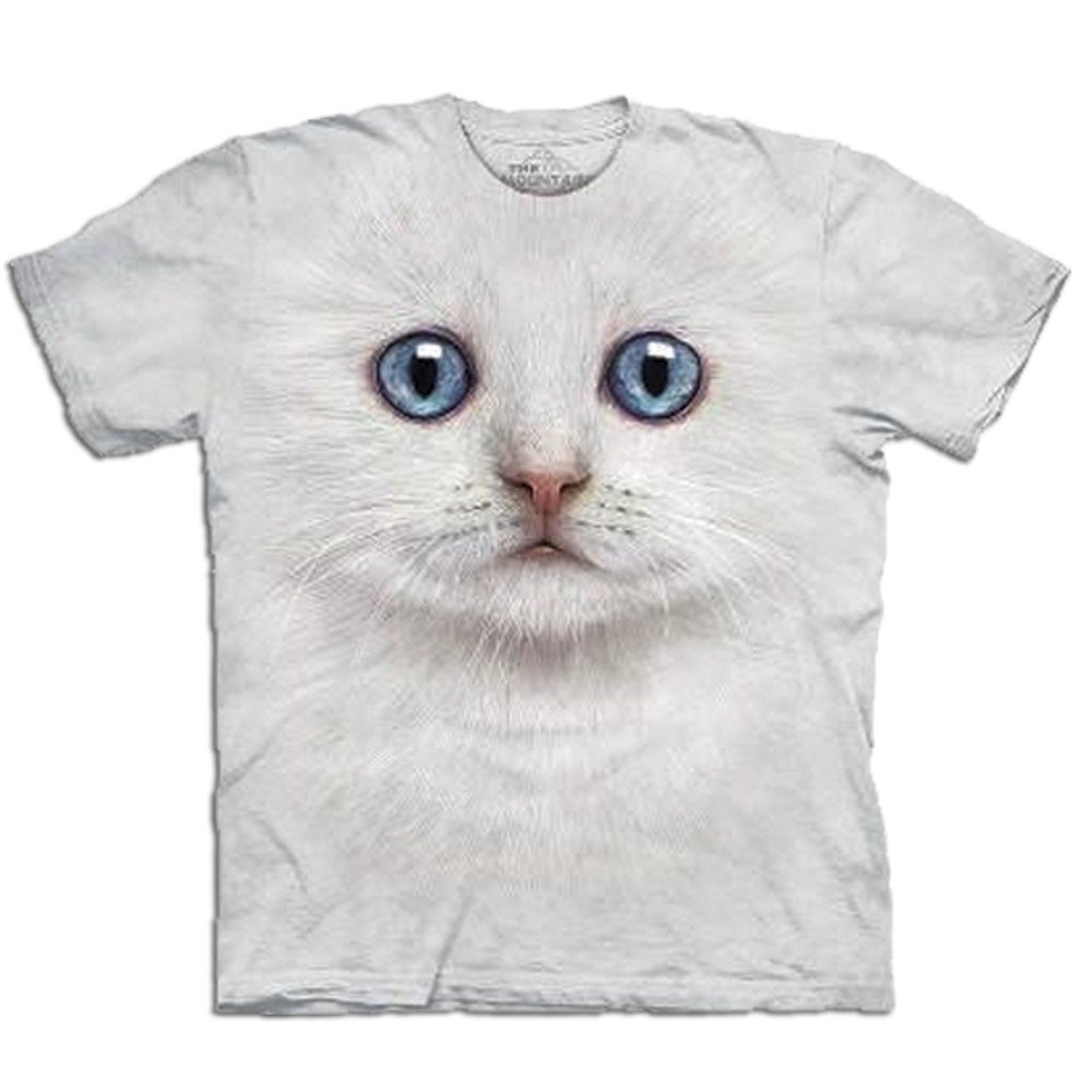 Красивая кошка на футболке