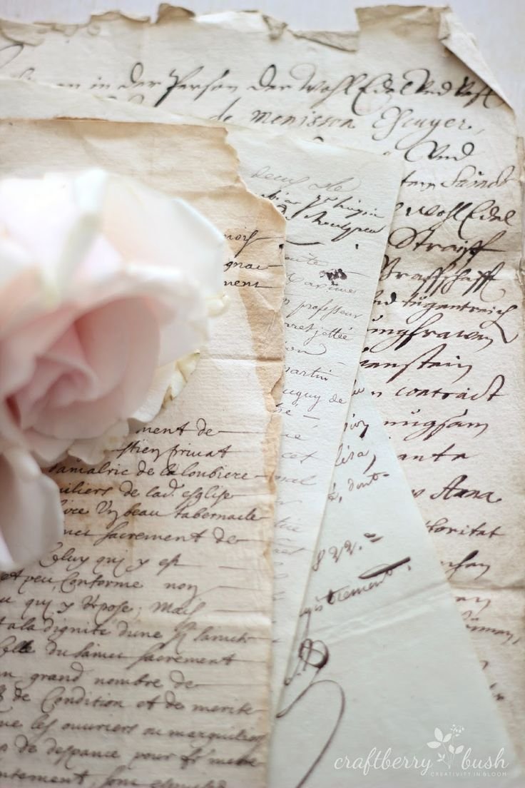 Старинное Любовное письмо