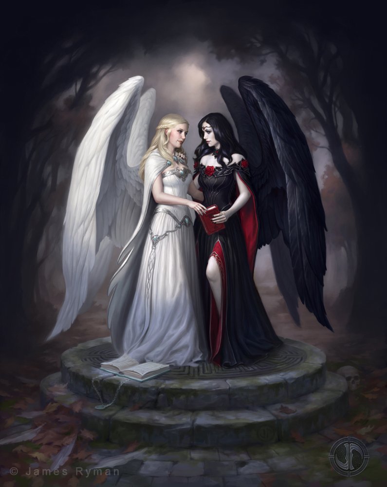 Две девушки ангелы