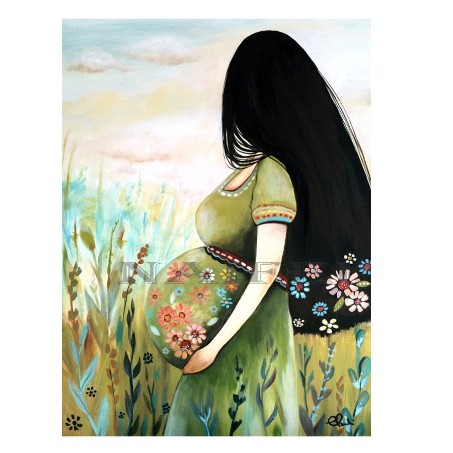 Клаудия Трембле картины материнство мать и дитя