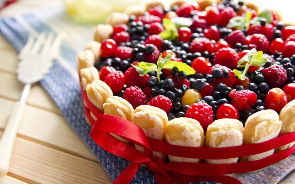 Красивые сладкие пироги с фруктами
