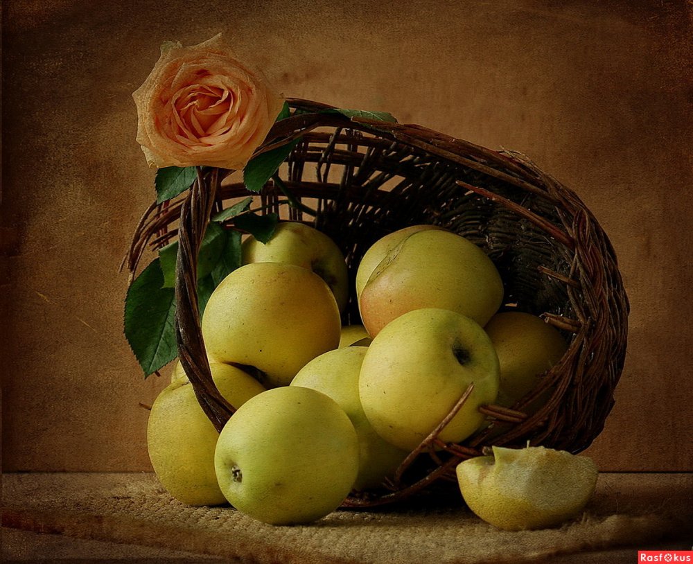 Красивые натюрморты с яблоками