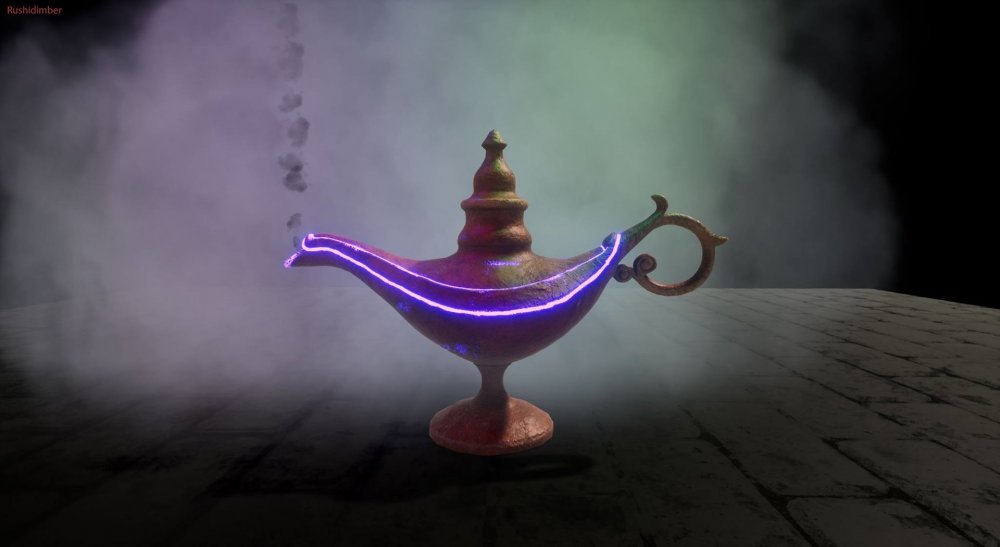 Волшебная лампа Алладина Джин