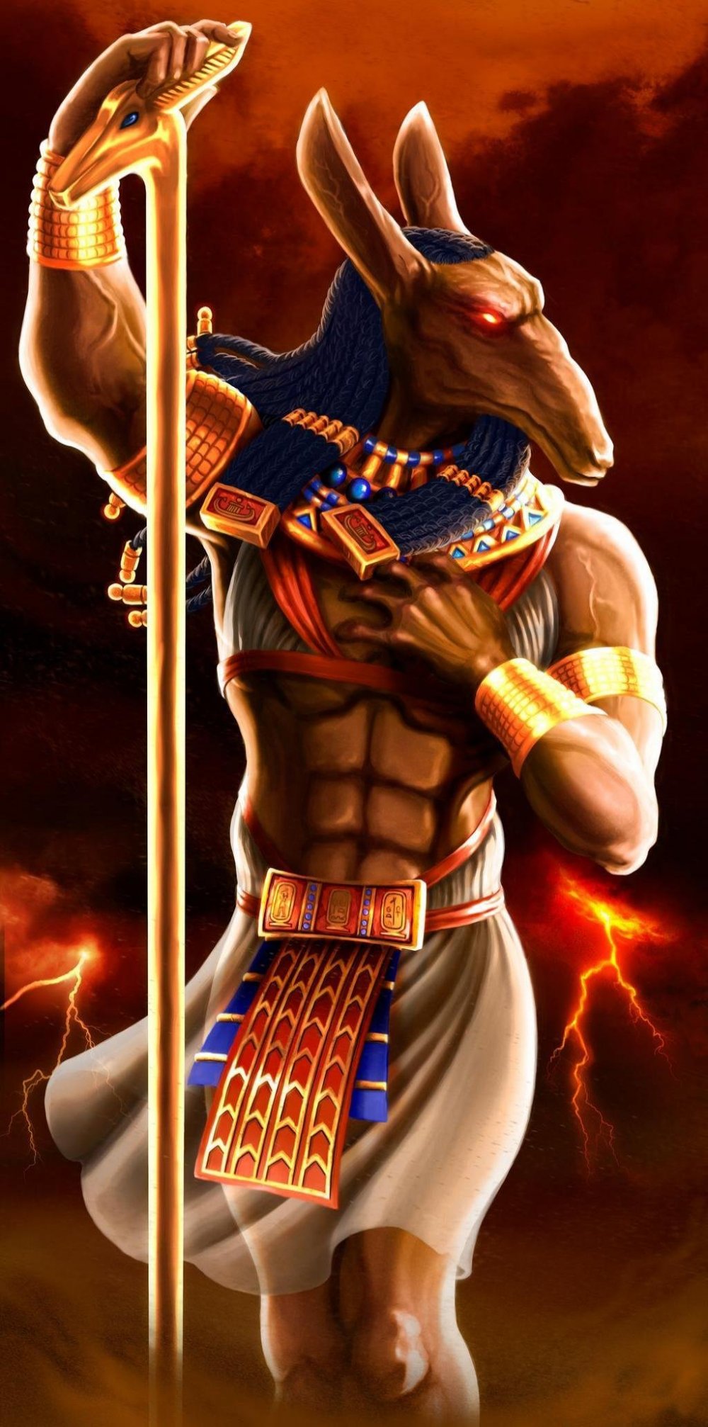 Бог смерти в Египте Анубис