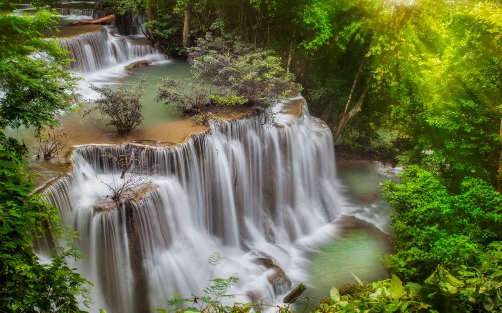 Фотообои водопад Erawan