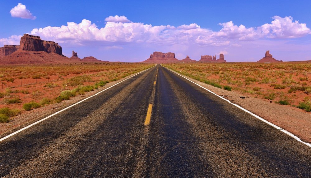 Штат Аризона дорога