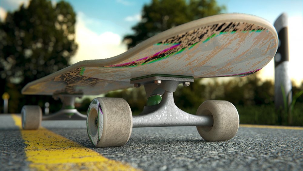 Скейтборд на улице