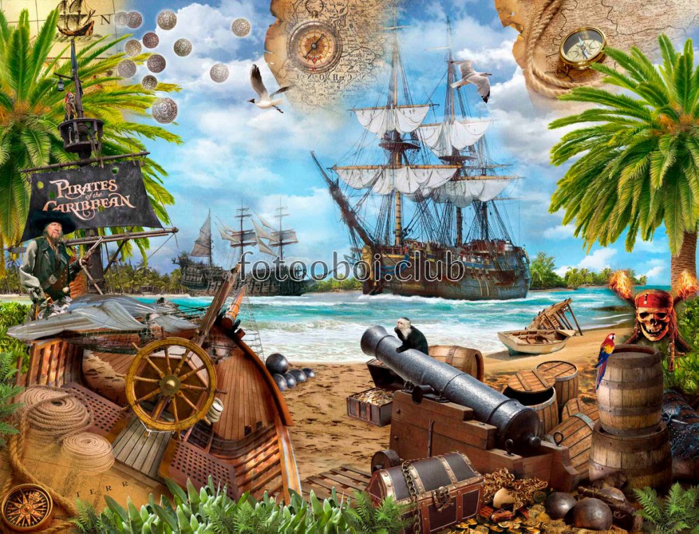 Пираты Карибского моря 1 остров сокровищ