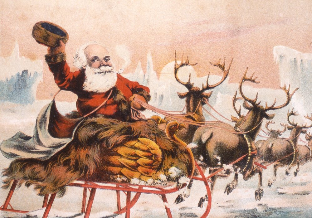 Северный олень Санта Клауса
