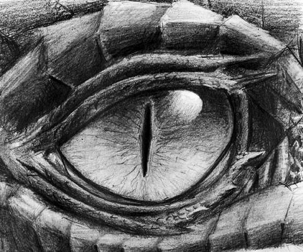 Глаза дракона для рисования
