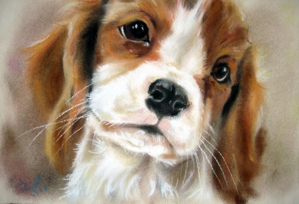 Собаки в живописи современных художников