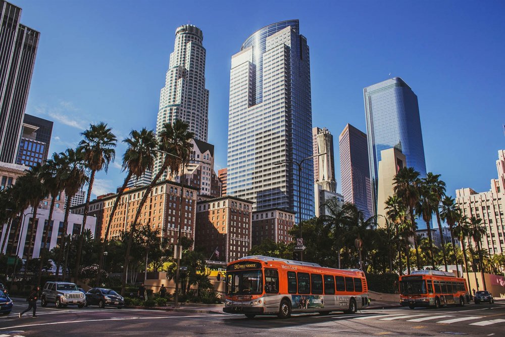 Лос Анджелес центр города