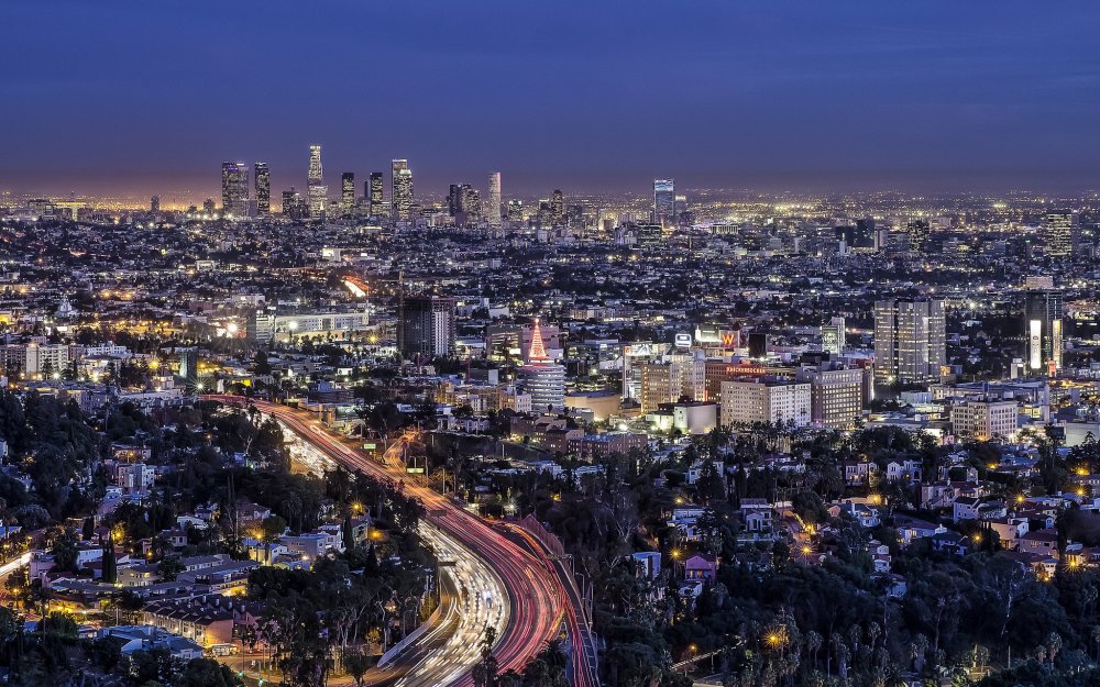 Лос Анджелес Комптон панорама