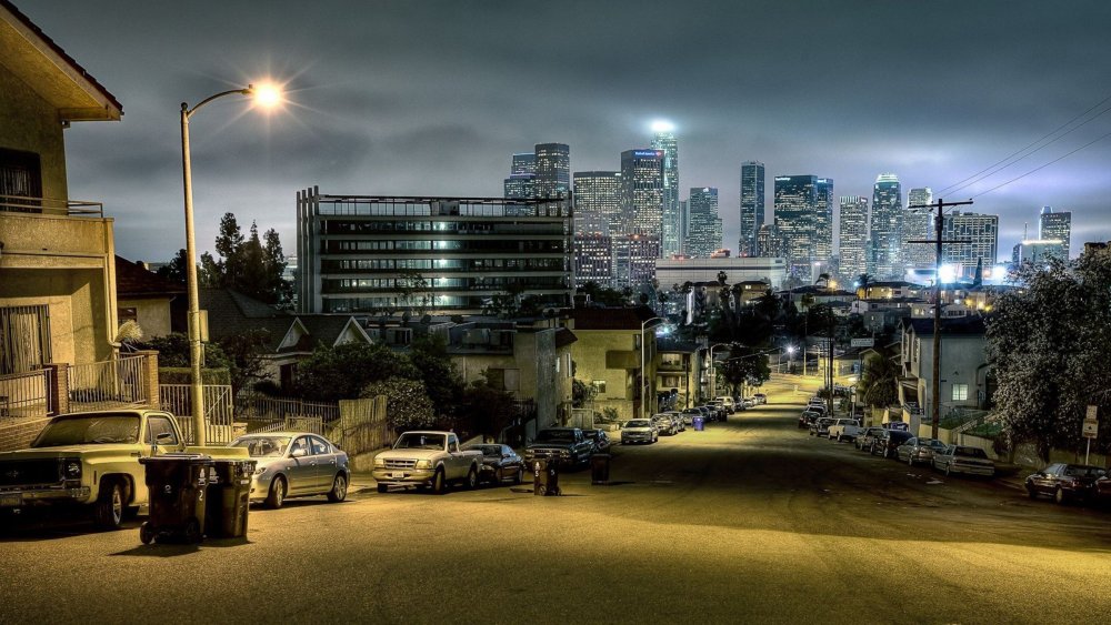 Ночной Лос Анджелес гетто