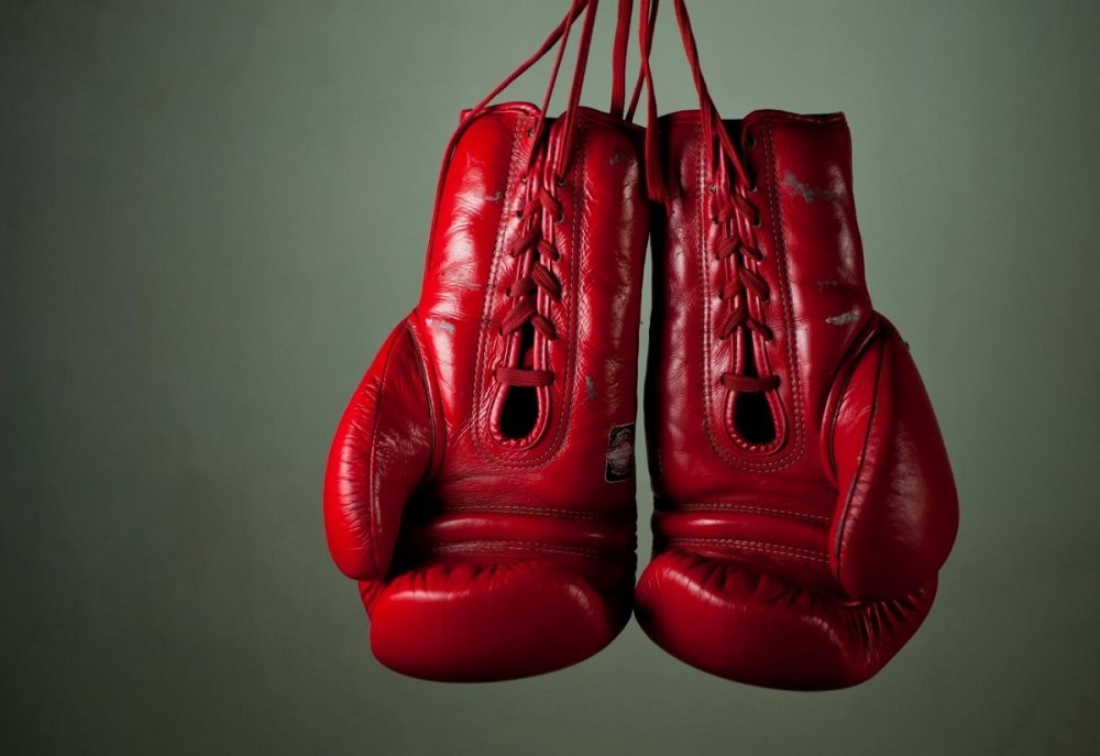 Висячие боксерские перчатки