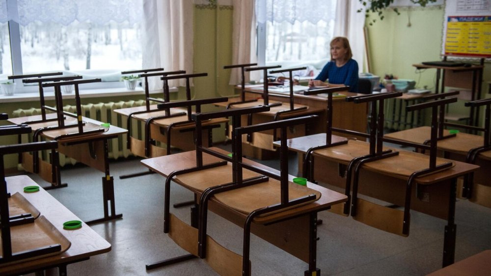 Школа пустой класс учитель