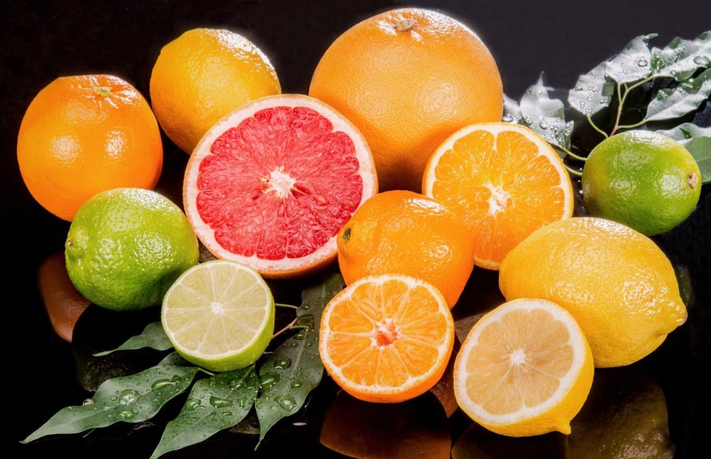 Апельсин лимон грейпфрут