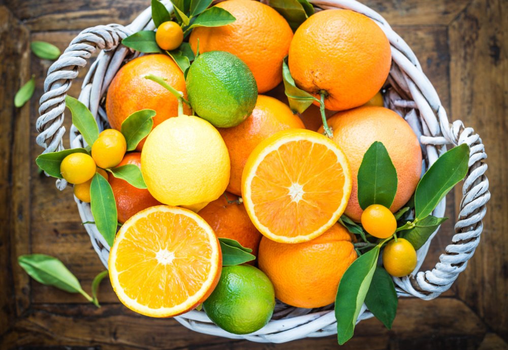Цитрусовые апельсин мандарин лимон
