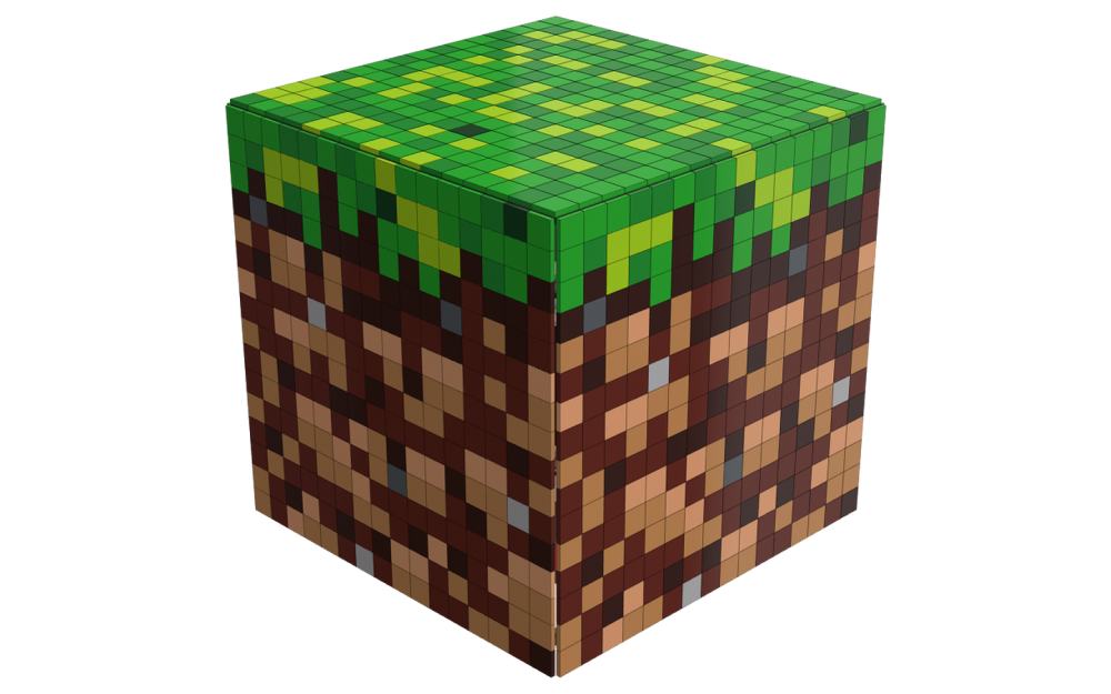 Minecraft кубик земли