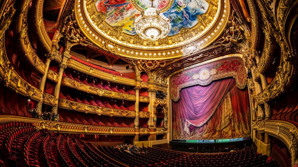 Опера Гарнье. Театр в Париже, Франция.